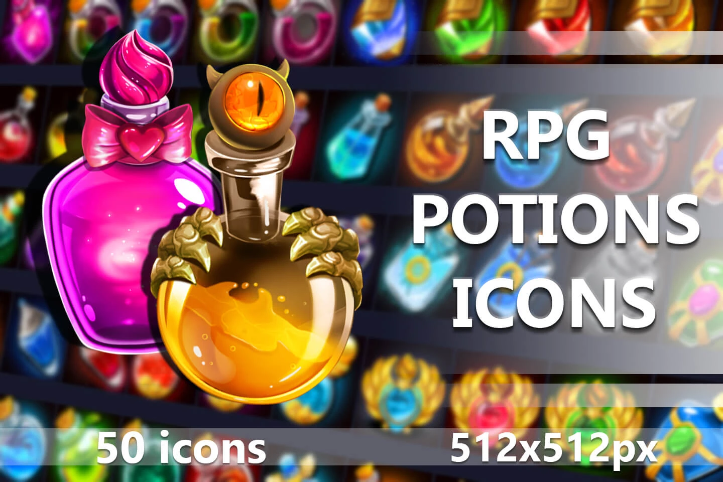 Epic RPG icon Pack, Game Assets