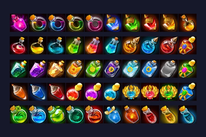 RPG Potion Icons