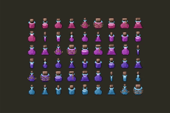 RPG Potions Pixel Art Pack
