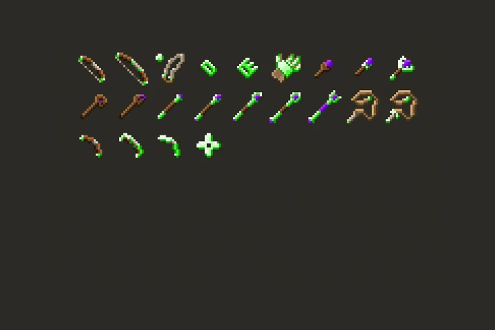 RPG Weapons Pixel Art Pack