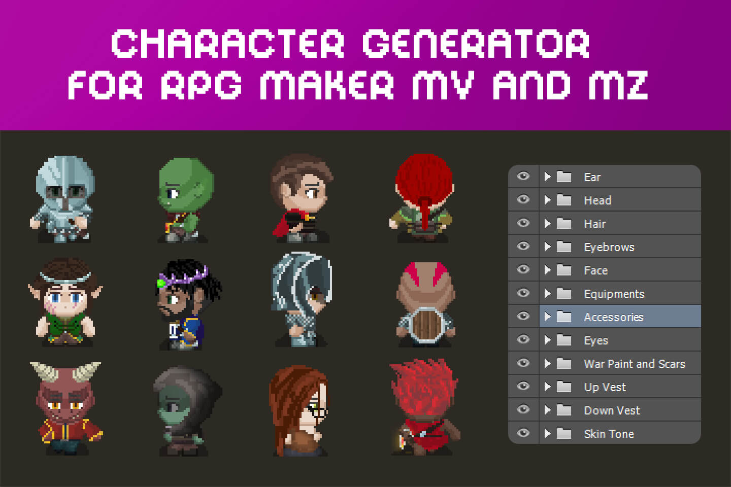 how to change character sprites in rpg maker mv with events
