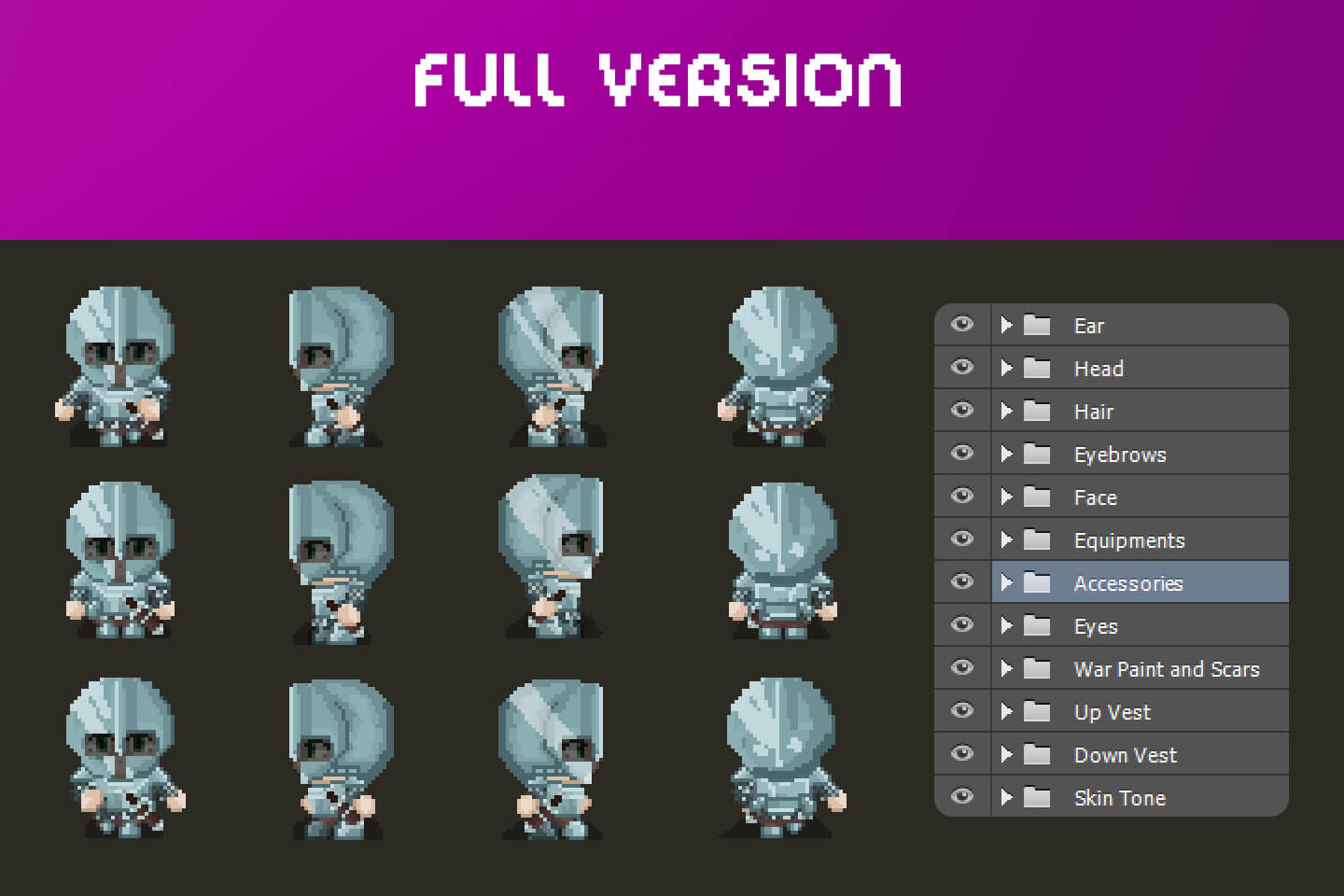 RPG Character Sprite Sheet Generator CraftPix
