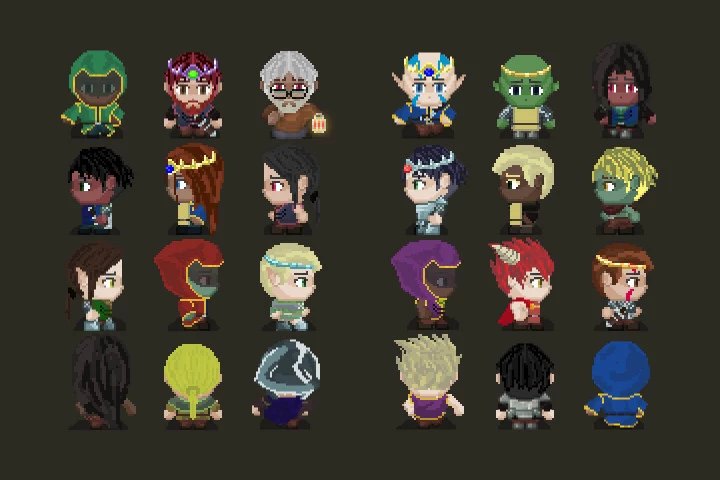RPG Character Sprite Sheet Generator