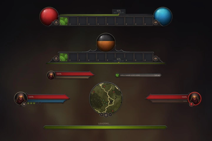 Game User Interface for RPG