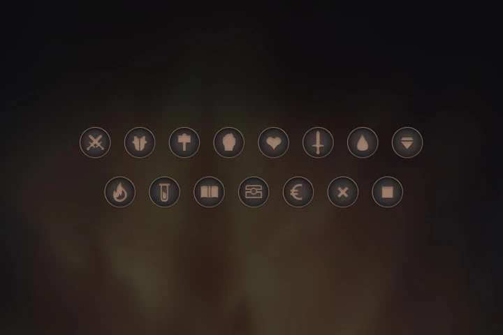 Game User Interface for RPG