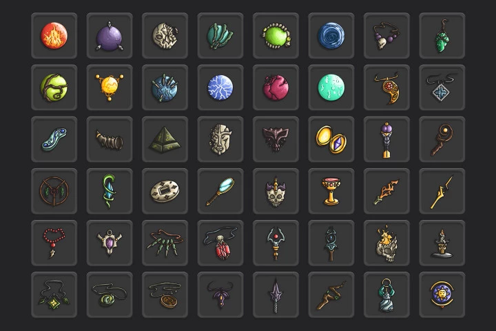 Magic Artifact RPG Icons