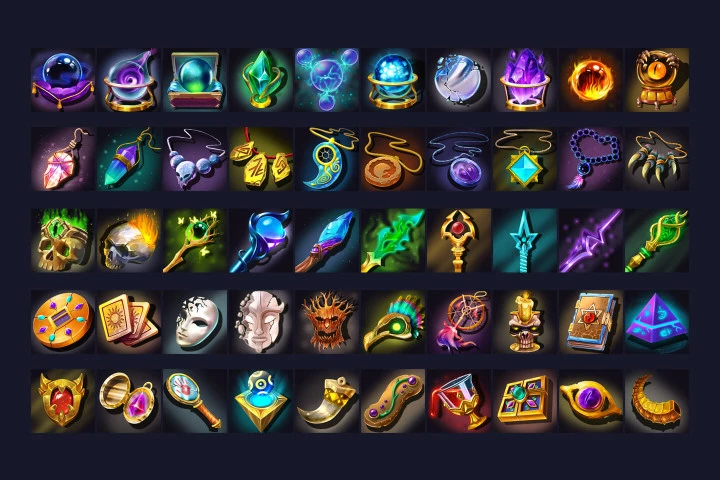 Magical Artifact RPG Game Icons
