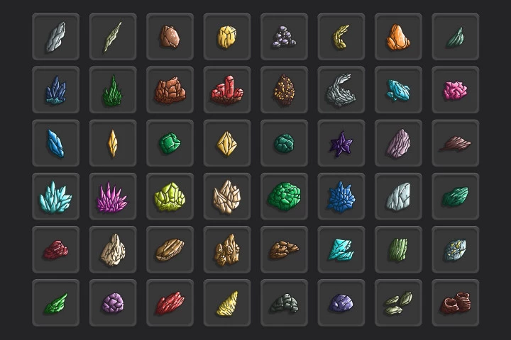 Mineral RPG Icon Pack