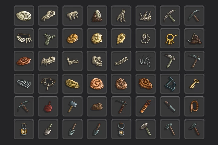 Mining RPG Icon Pack