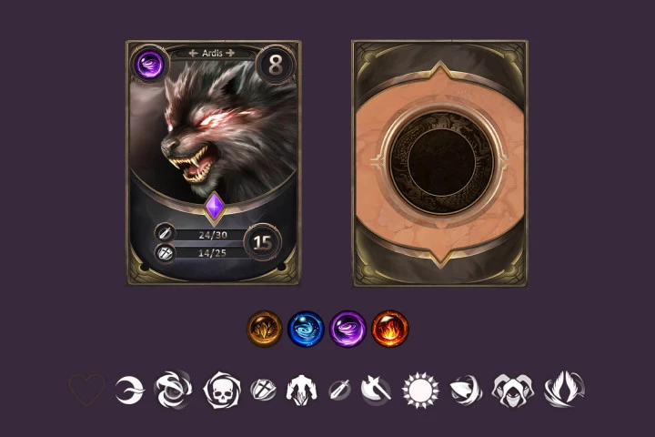 RPG Trading Card Template