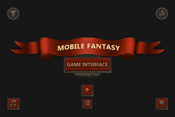 Mobile Fantasy Game Interface