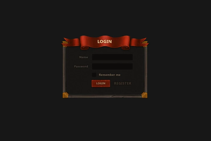 Mobile Fantasy Game Interface