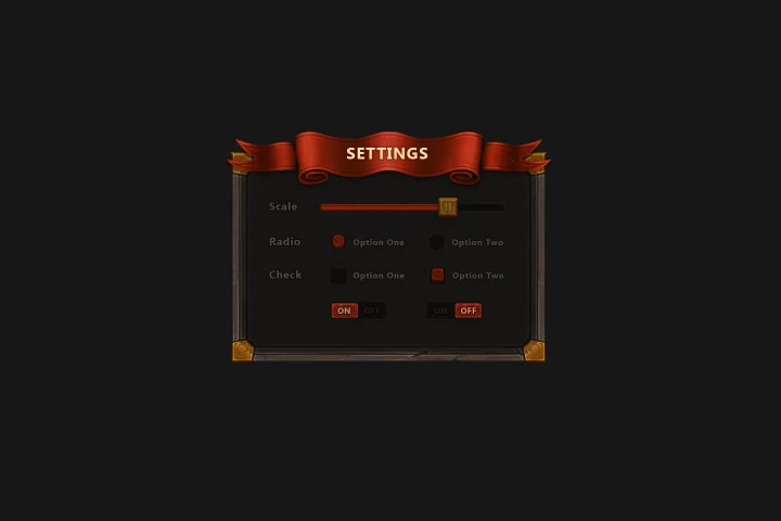 Mobile Fantasy Game Interface