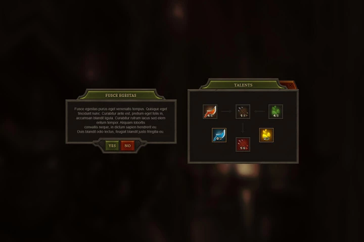 RPG & MMO User Interface