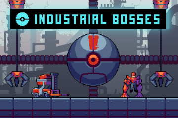 Industrial Zone Boss Pixel Art Assets