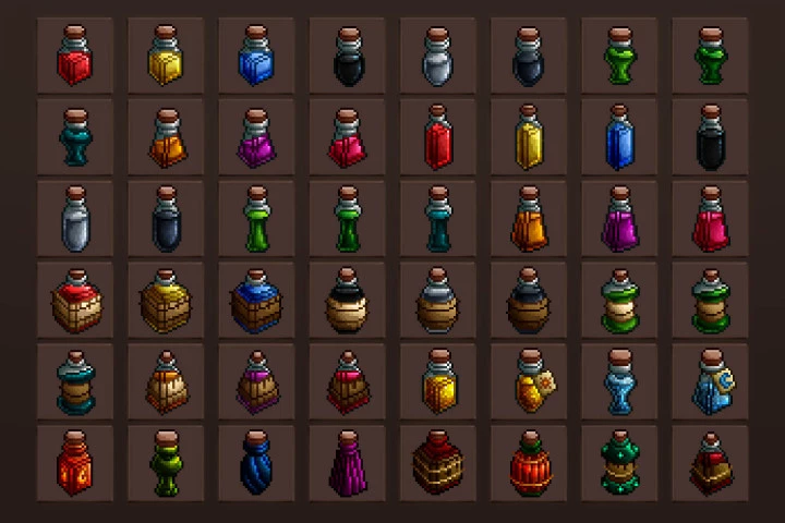 Free Paint Pixel Art Icon Pack