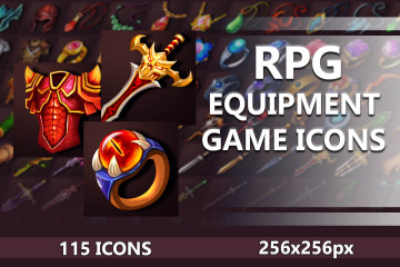 RPG Equipment Icon Pack