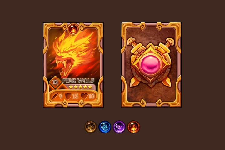 TCG Card Template Pack