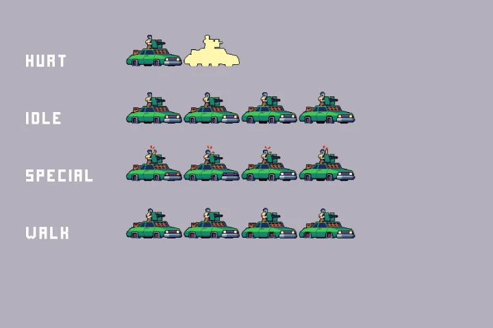 Residential Area Bosses Pixel Art