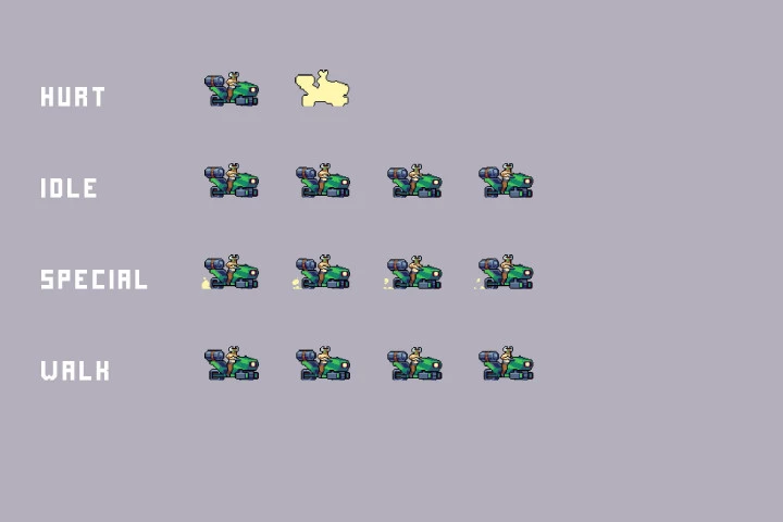 Residential Area Bosses Pixel Art