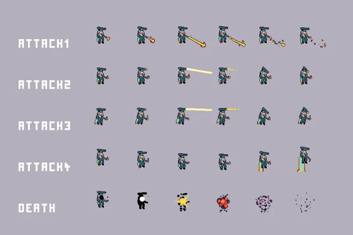 Residential Area Bosses Pixel Art