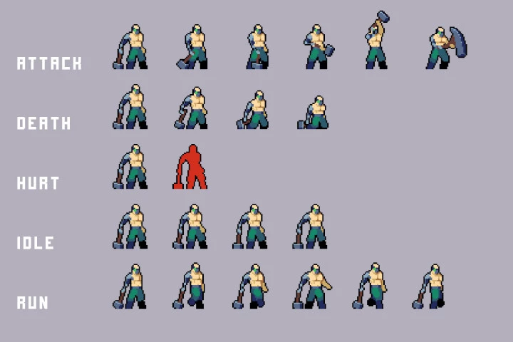 Residential Area Enemies Pixel Art Pack