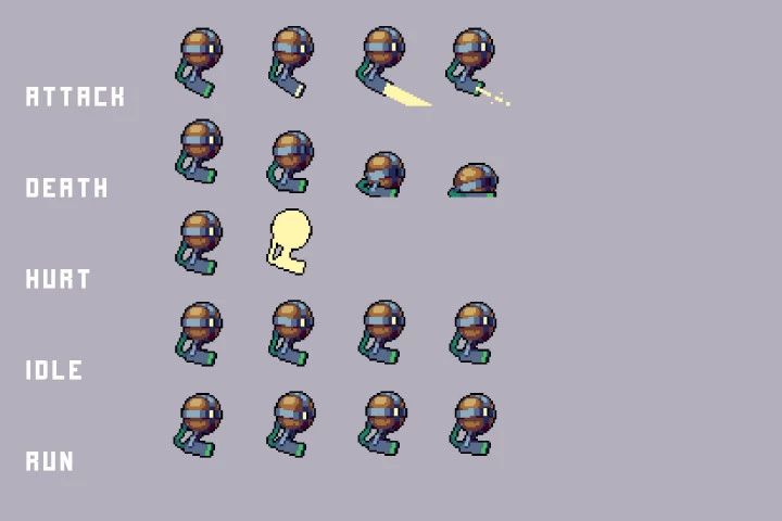 Residential Area Enemies Pixel Art Pack