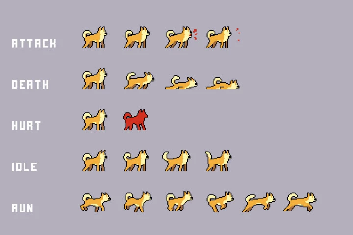 Free Street Animal Pixel Art Asset Pack