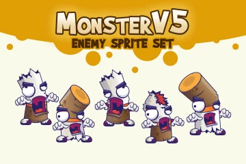 Monster V5 Character Sprites