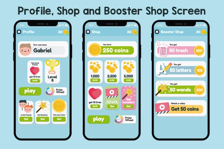 4 Pics 1 Word Game Asset Pack