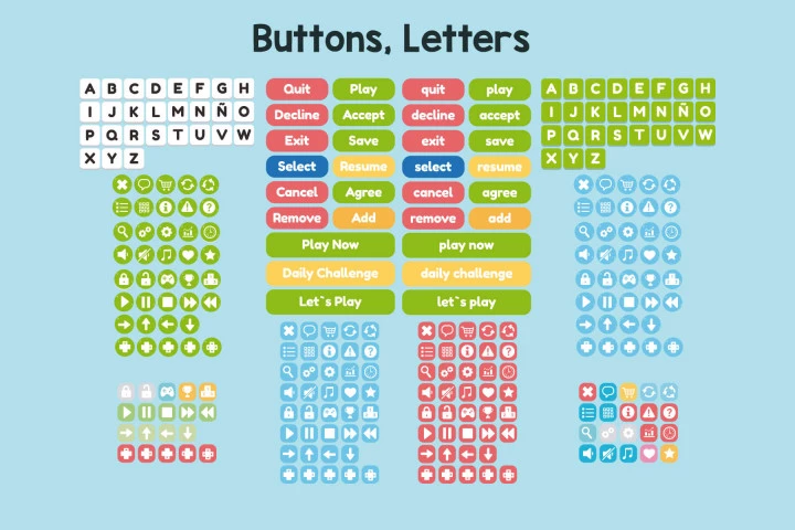 4 Pics 1 Word Game Asset Pack