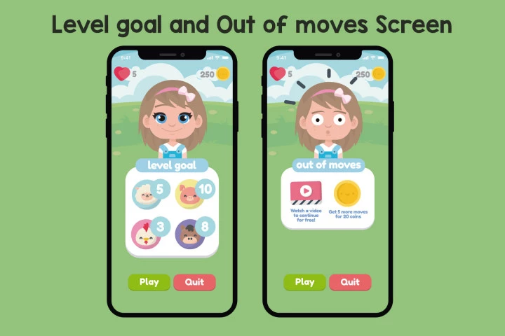 Animals Match 3 Asset Pack