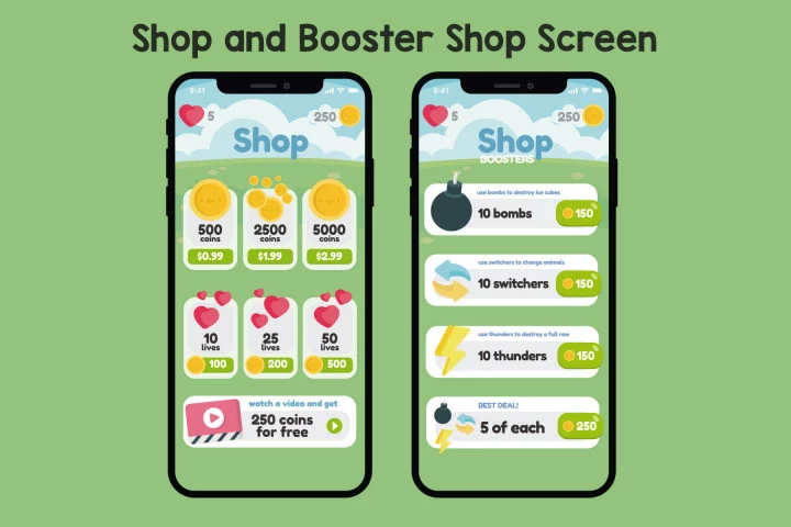 Animals Match 3 Asset Pack