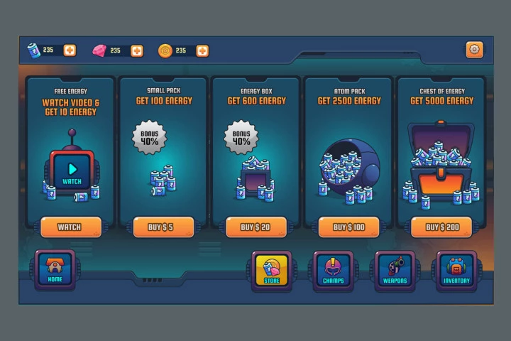 Mobile Game UI