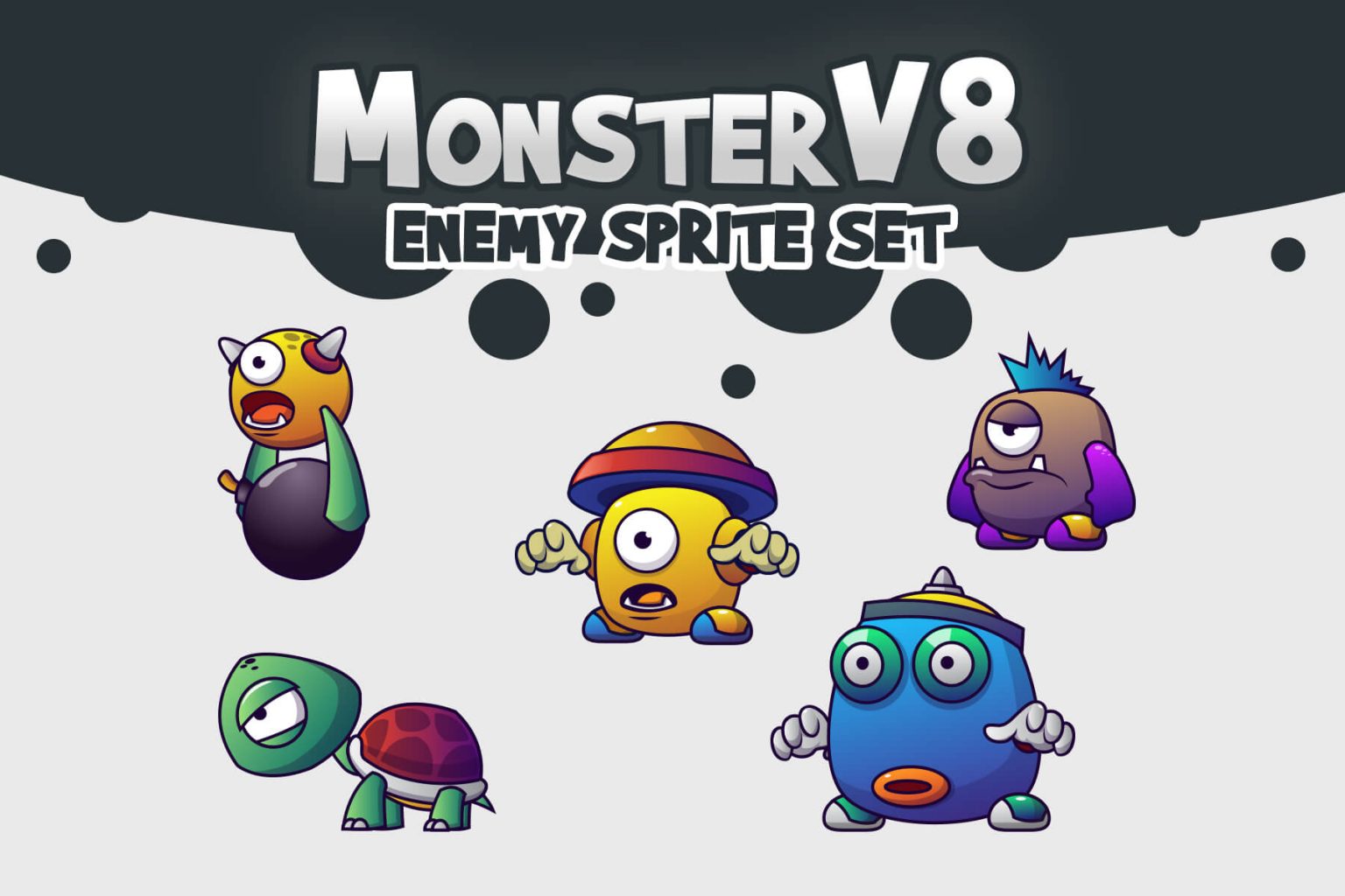 Monster V11 Enemy Sprite Set Download - CraftPix.net