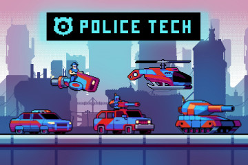Police Transport Pixel Art Assets