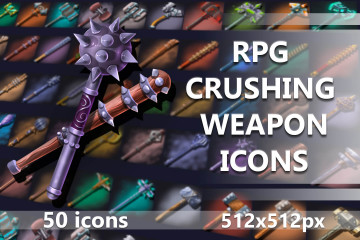 RPG Crushing Weapon Icons