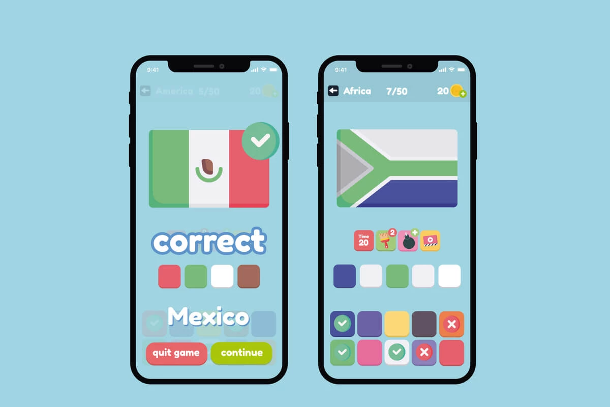 Flag game by Gerson Portillas on Dribbble