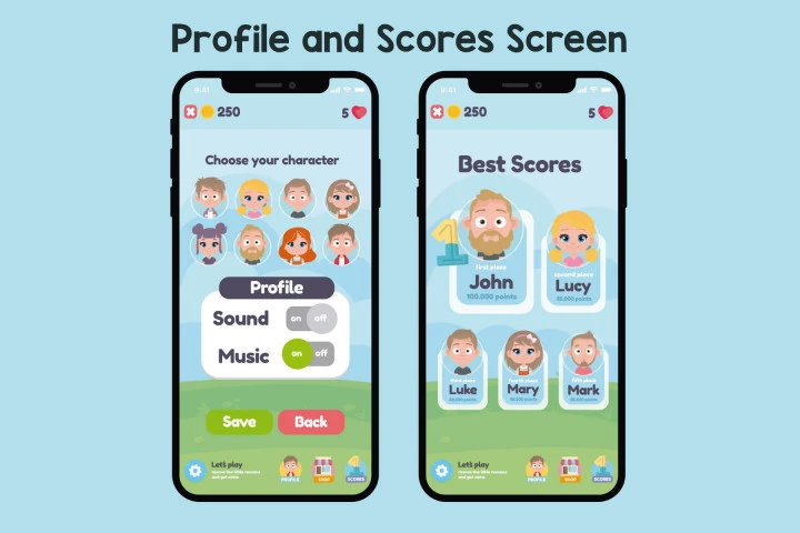 Raccon Rescue Bubble Shooter Game Assets