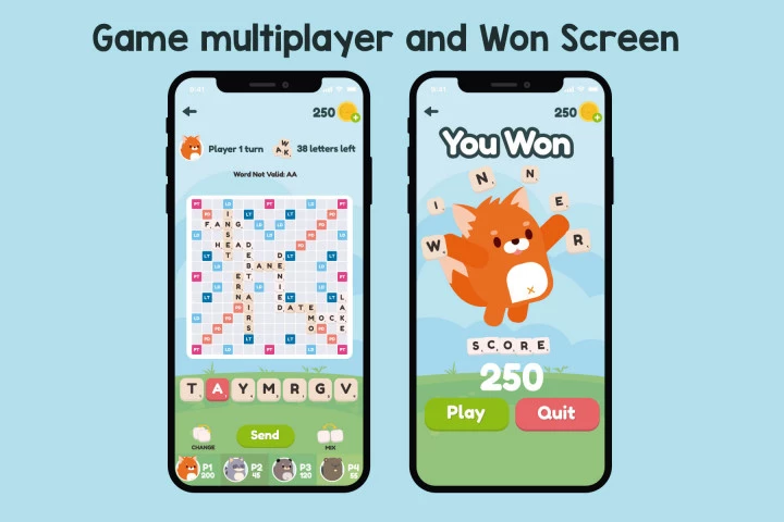 Scrabble Animals Game Asset Pack