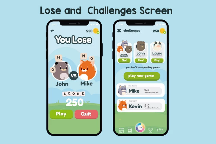 Scrabble Animals Game Asset Pack