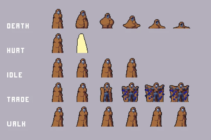 Trader Cyberpunk Pixel Art Pack