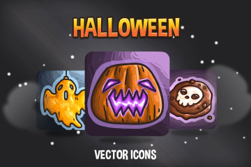 Free Halloween Game Icons
