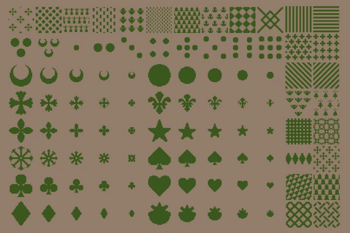 Free Heraldry Constructor Pixel Art