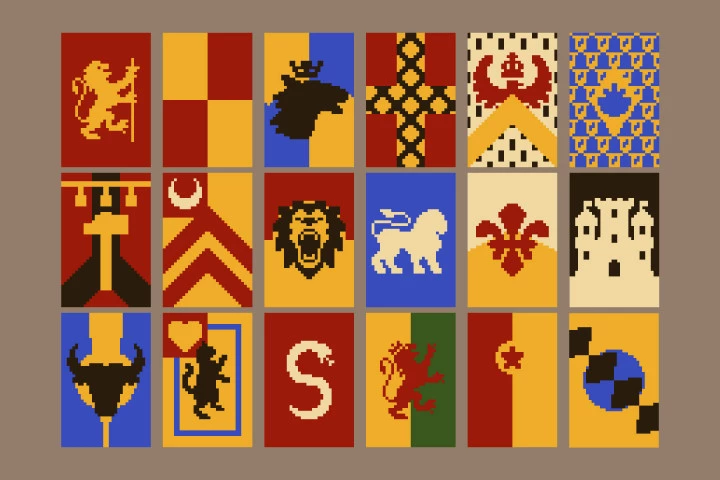 Free Heraldry Constructor Pixel Art