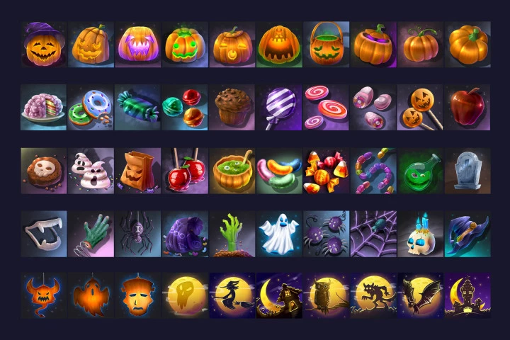 Free RPG Halloween Icons
