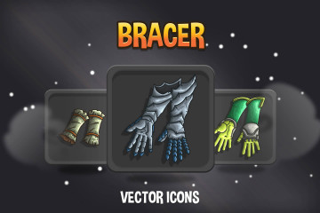 48 Bracer Game Icon Pack