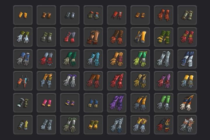 48 Bracer Game Icon Pack