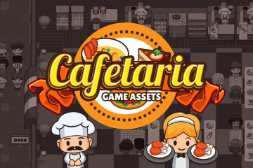 Cafeteria Game Assets