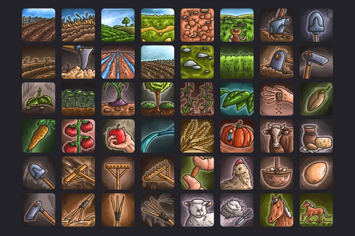 Farmer Skills Icon Pack